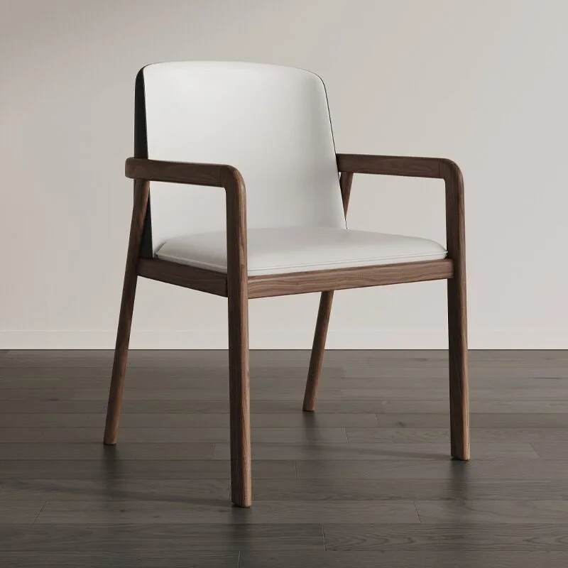 JP Nordic Minimalist Art Solid Wood Chair Dining