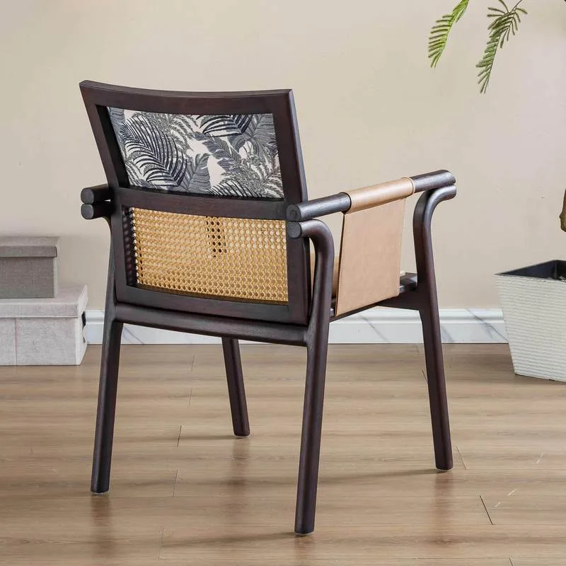 JP Solid Wood Dining Chair with Backrest photo 3