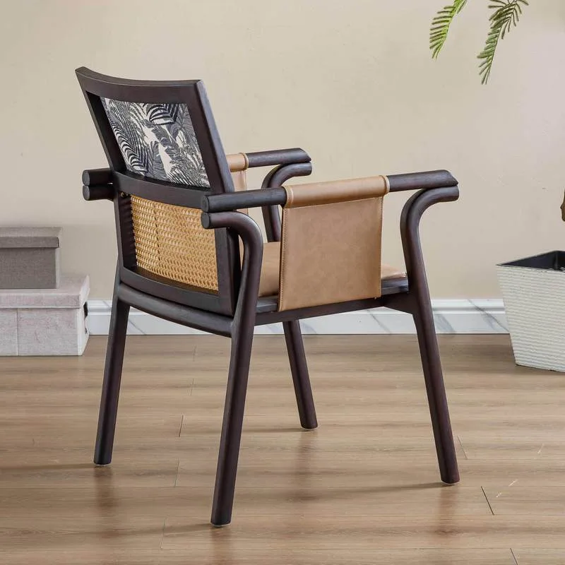 JP Solid Wood Dining Chair with Backrest