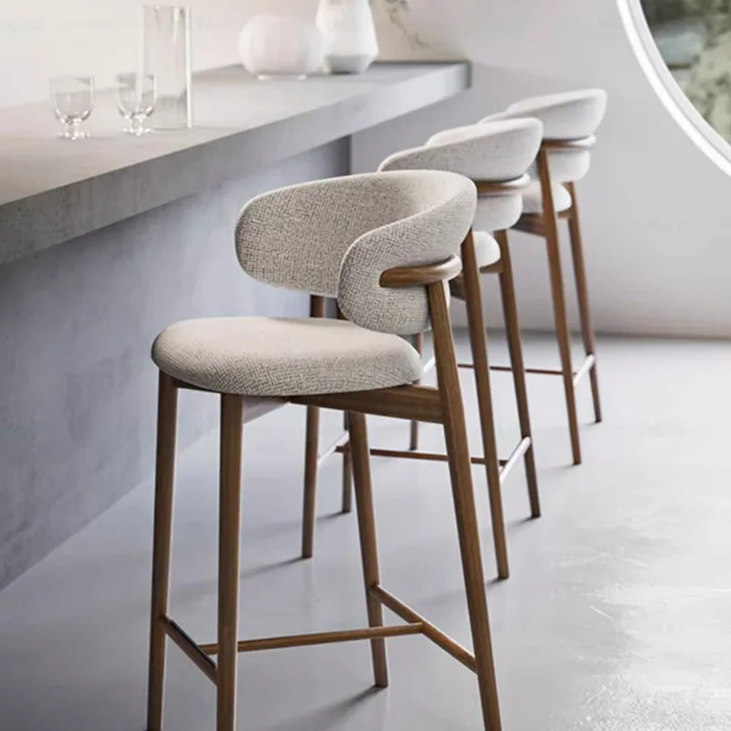 JP Minimalist Solid Wood High Chair Designer