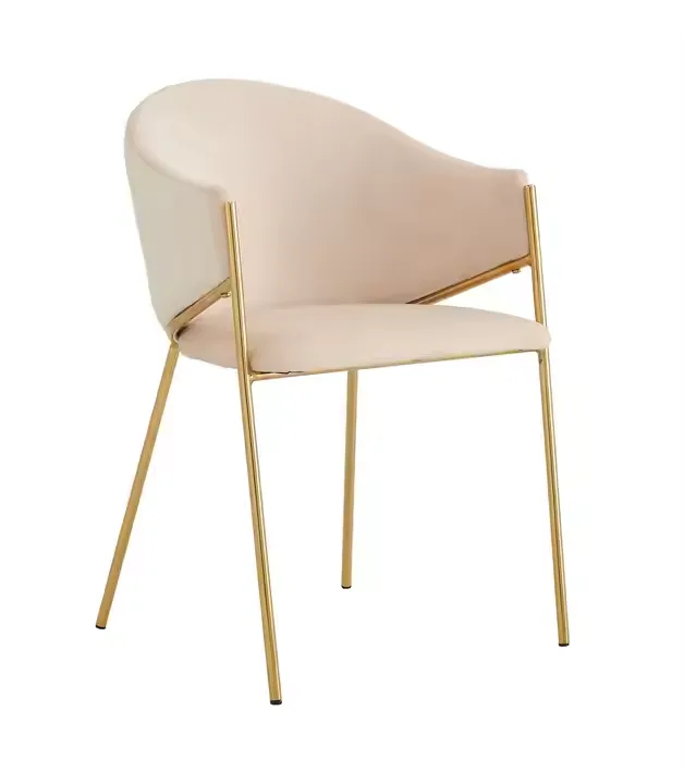 JP Golden Stainless Steel Dining Chair for