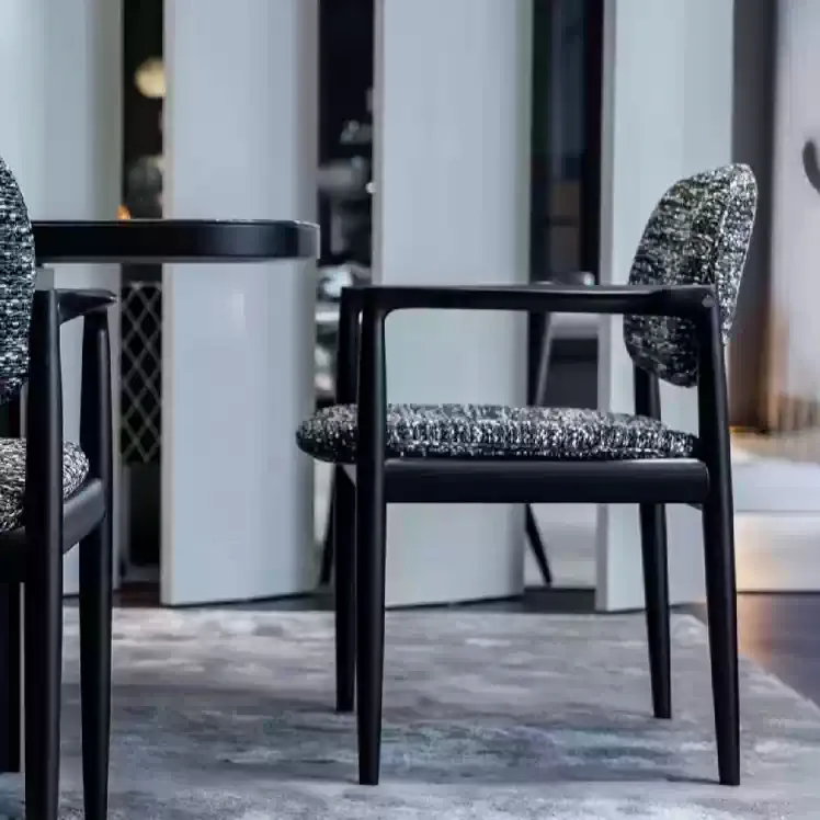 JP High-Quality Modern Wooden Dining Chair with photo 2