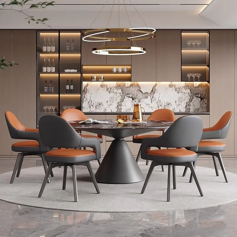 JP Italian Designer Dining Chair High-end Backrest photo 3