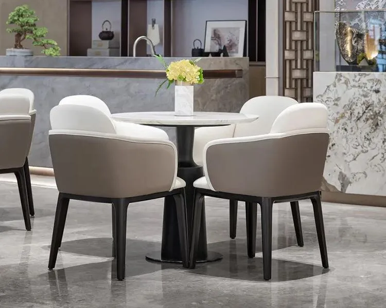 JP Leather Dining Furniture Set Hotel Restaurant photo 2