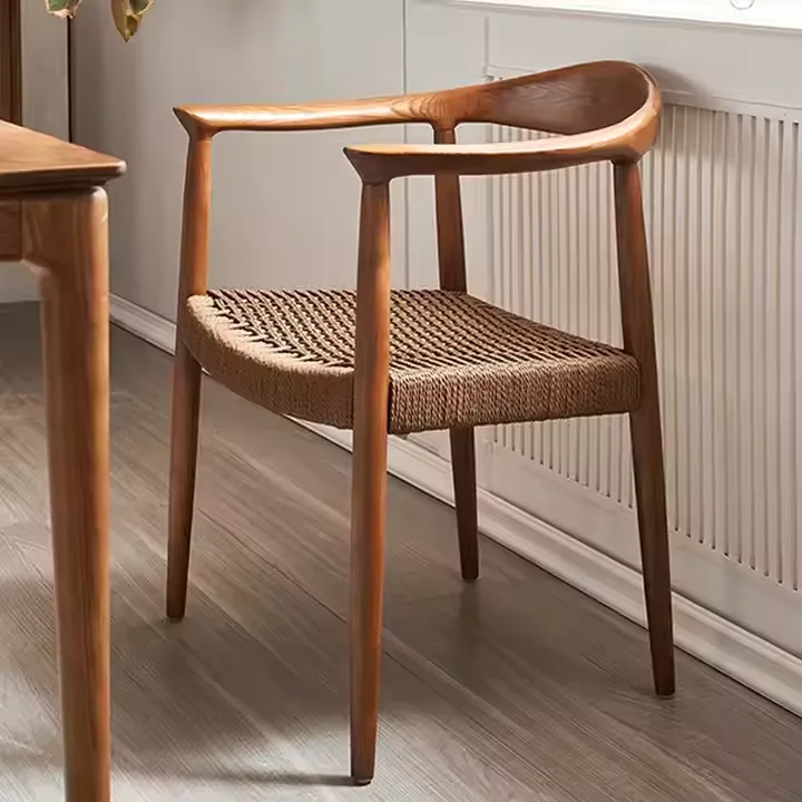 JP Luxury Hotel Dining Chairs Woven Cord photo 2