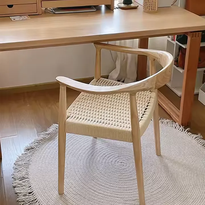 JP Luxury Hotel Dining Chairs Woven Cord photo 3