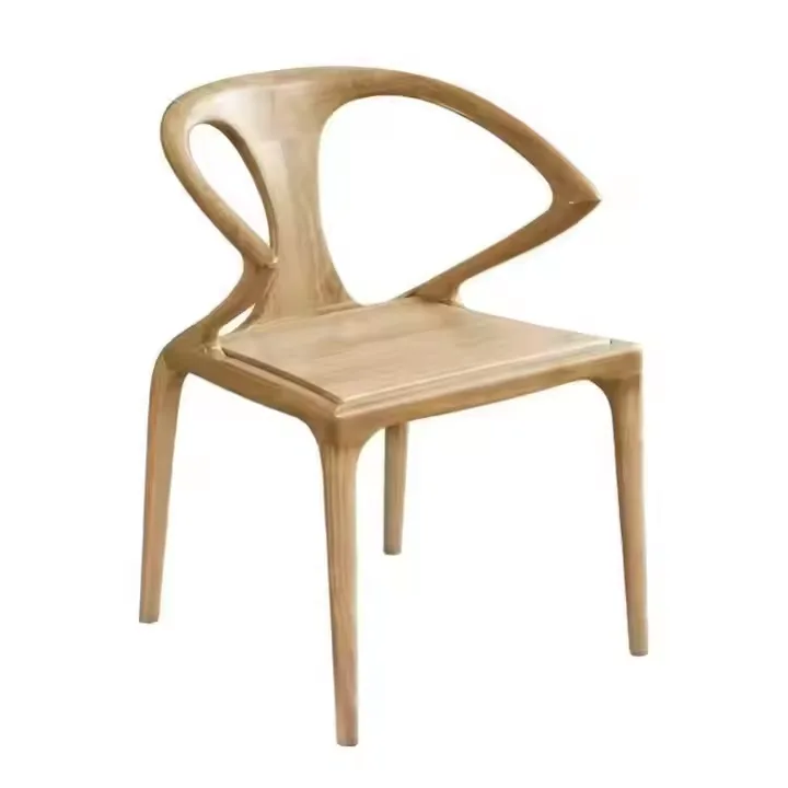 JP Luxury Original Design Walnut Color Sword Armchair photo 3