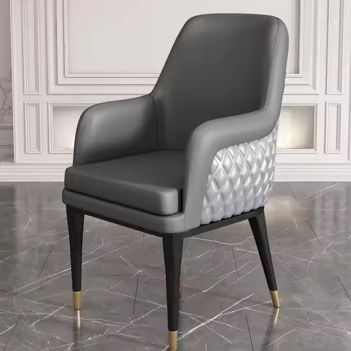 JP Modern Leather Dining Chair for Restaurants photo 3