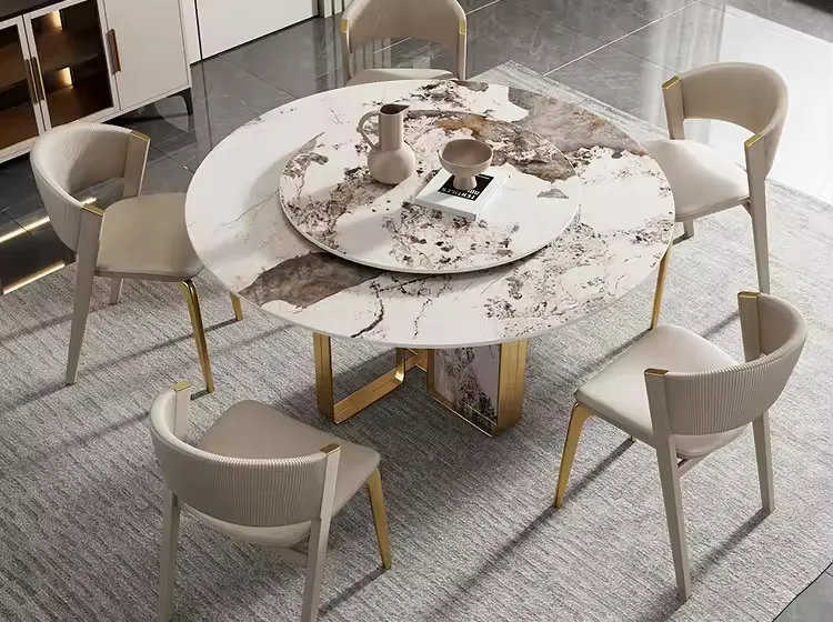 JP Modern Simple Designer Italian Stainless Steel Dining photo 3