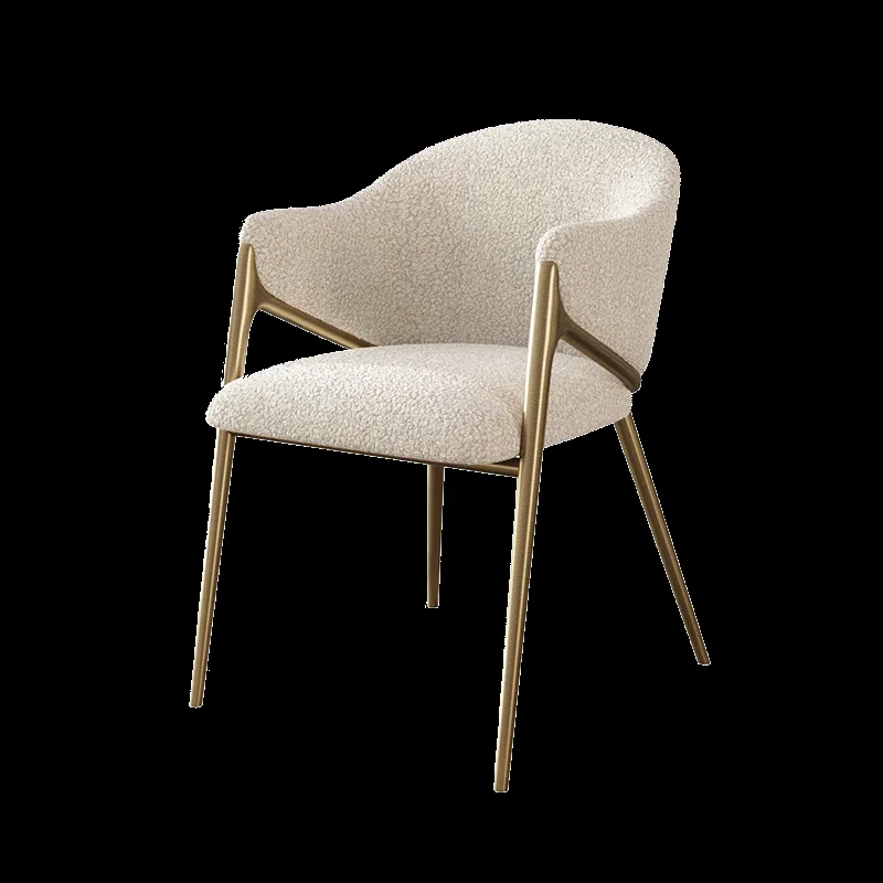 JP Nordic Design Lamb Velvet Upholstered Dining