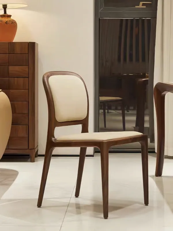JP Nordic Solid Wood Dining Chair Home Use