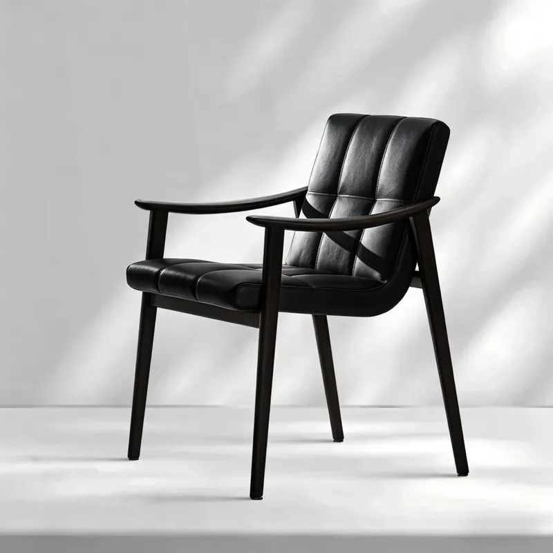 JP Scandinavian Modern Simple Solid Wood Dining photo 2