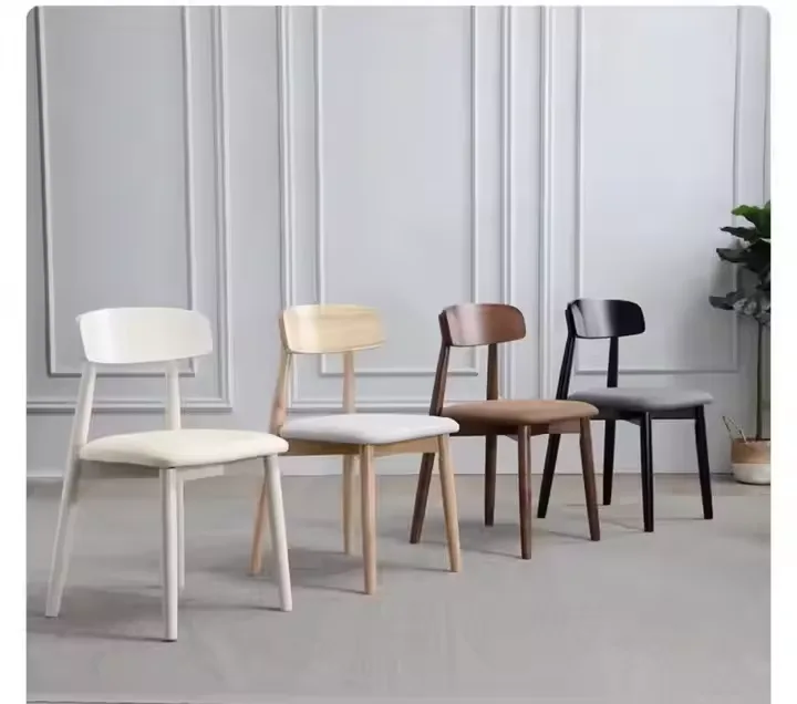 JP Solid Wood Chair Home Simple Modern photo 3