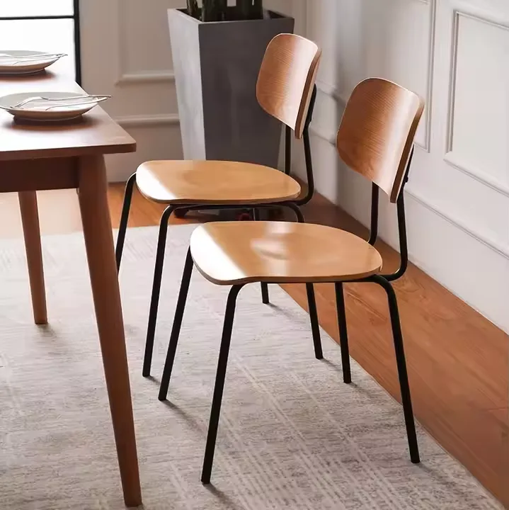JP Wholesale Price Nordic Dining Chair Wood photo 3