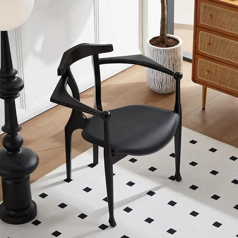 JP Mid-Century Solid Ash Wood Dining Armchair