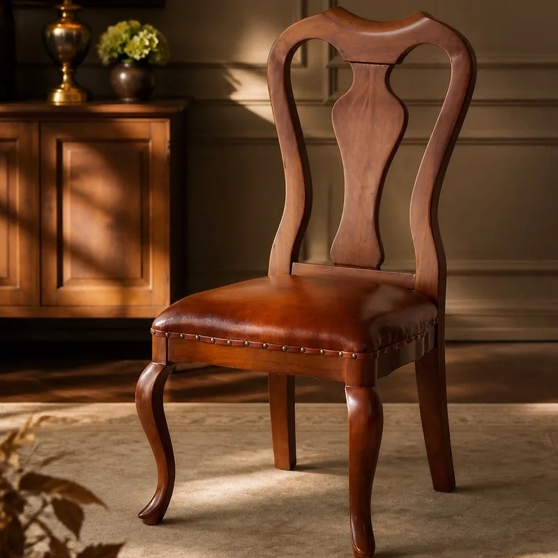 JP American Country-style Antique Movable Dining Chair photo 2