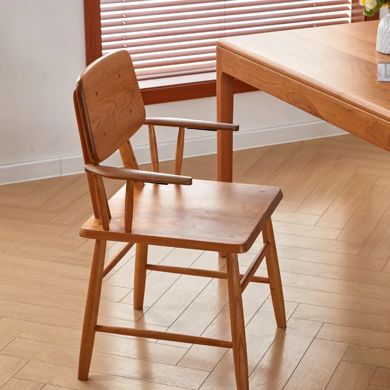 JP Armrest Dining Chair Ins Solid Wood photo 2