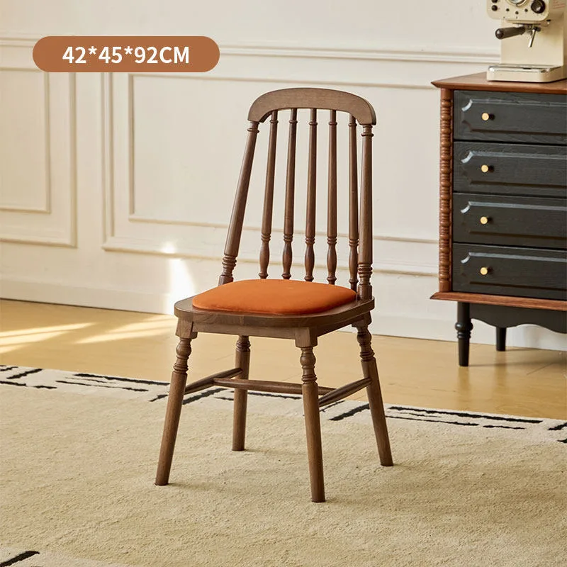 JP French Contemporary Solid Wood Dining Chair photo 2