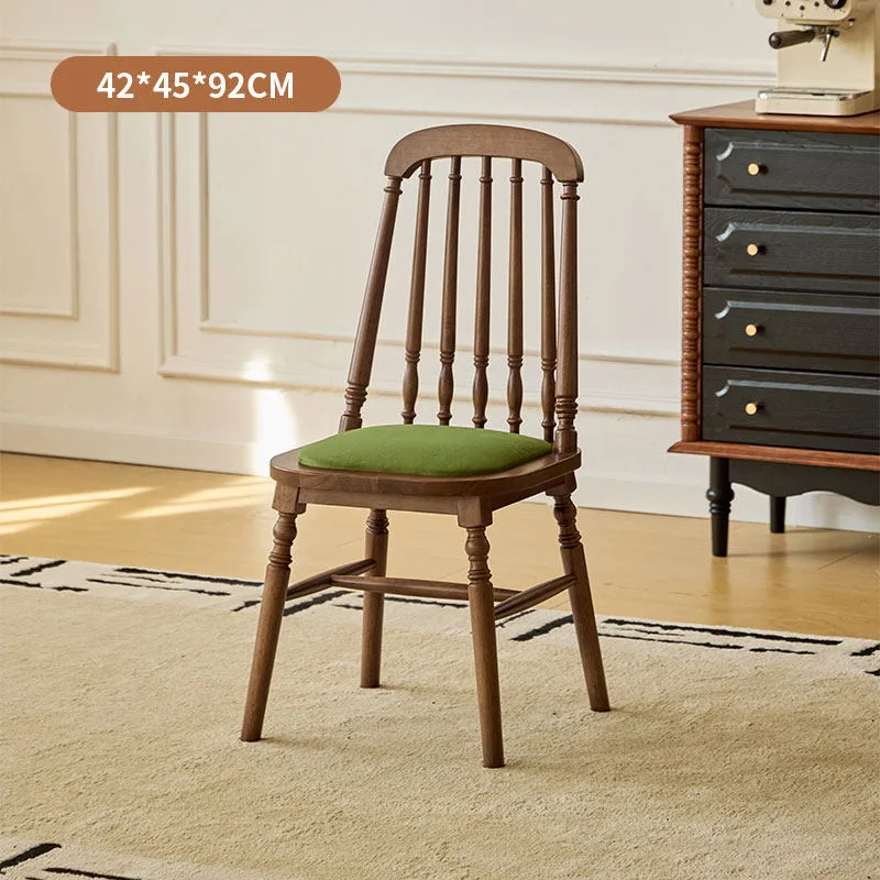 JP French Contemporary Solid Wood Dining Chair photo 3
