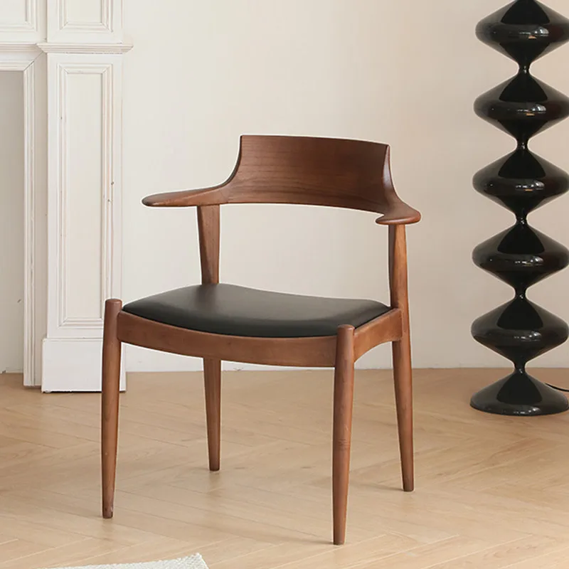 JP Minimalist Solid Wood Chairs Simple and photo 2