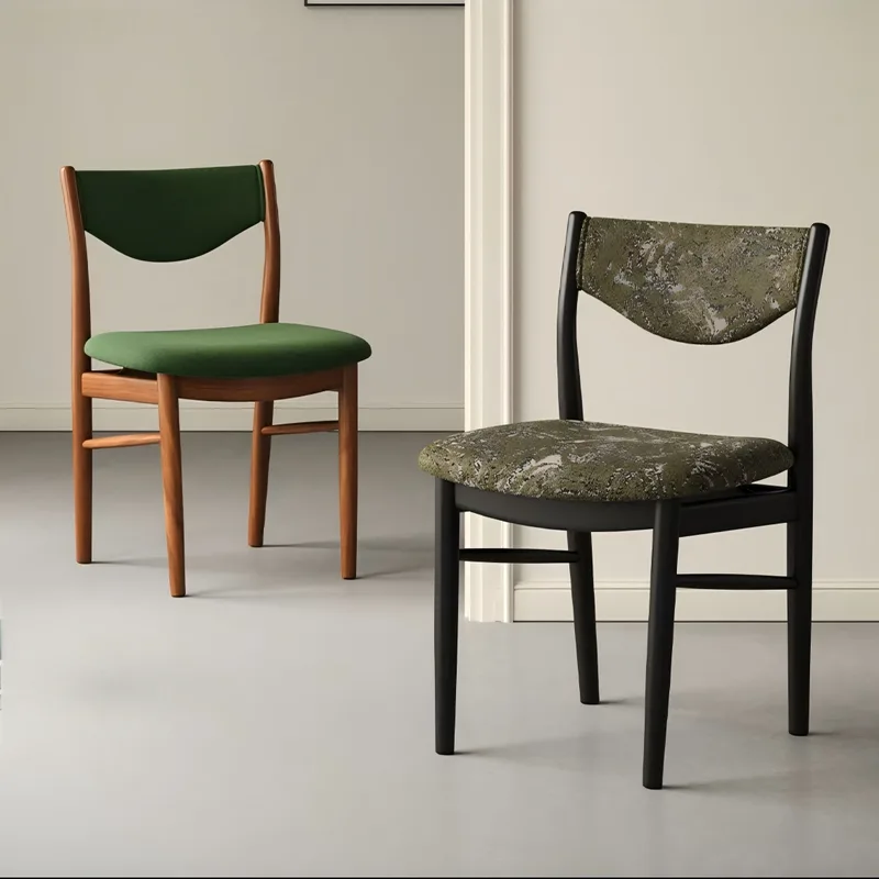 JP Modern Nordic Upholstered Dining Chair Black photo 2