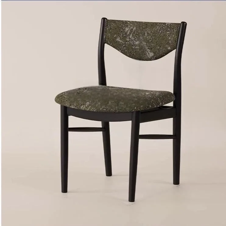 JP Modern Nordic Upholstered Dining Chair Black photo 3