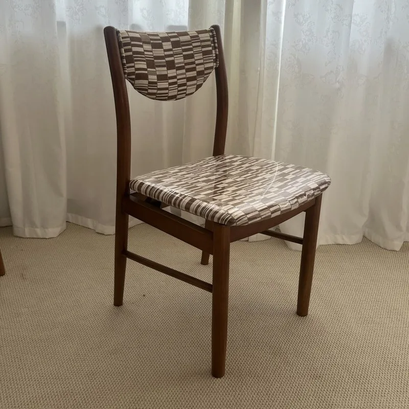 JP Modern Nordic Upholstered Dining Chair Black
