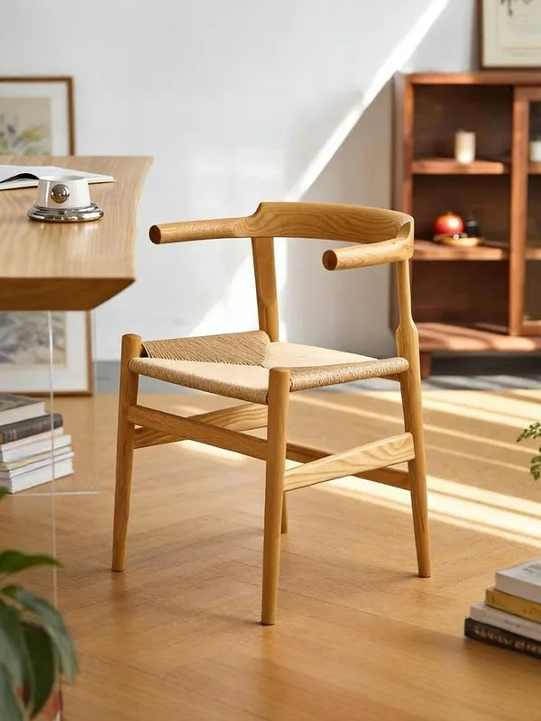 JP Modern Rattan Seat Chairs for Cafe