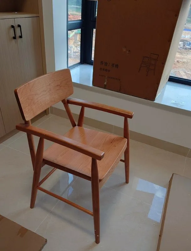 JP Modern Style Antique Factory Dining Chair photo 3
