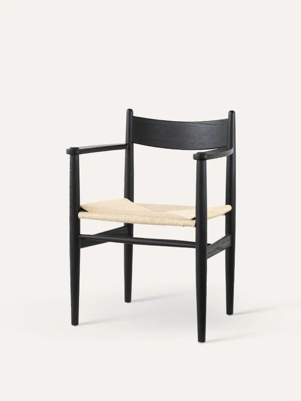 JP Solid Wood Weave Rope Dining Chair