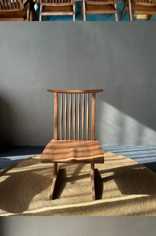 JP Wabi Sabi Modern Wood Dining Chair photo 2
