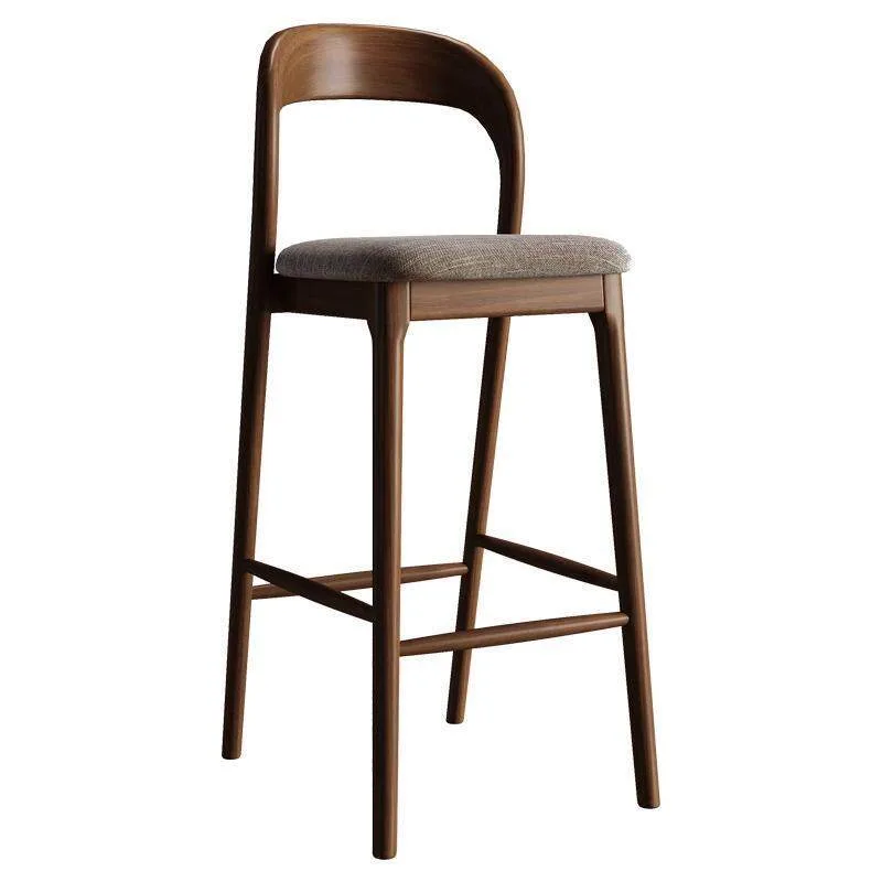 JP Solid Wood Modern Simple Back Elegant Stool