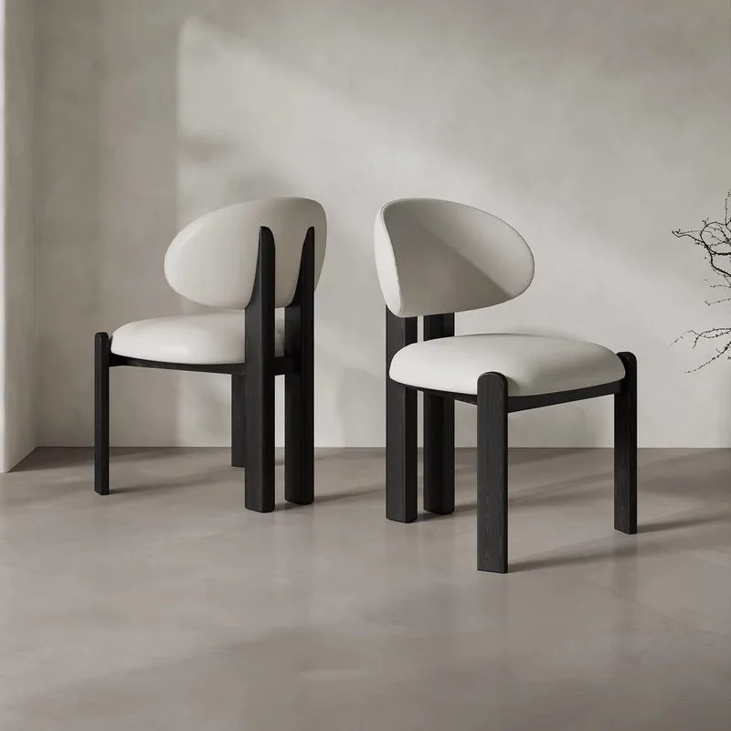 JP Nordic Solid Wood Dining Chair Modern Simple