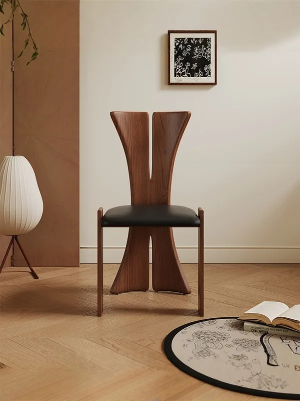 JP Modern Solid Wood Dining Chair Living photo 3