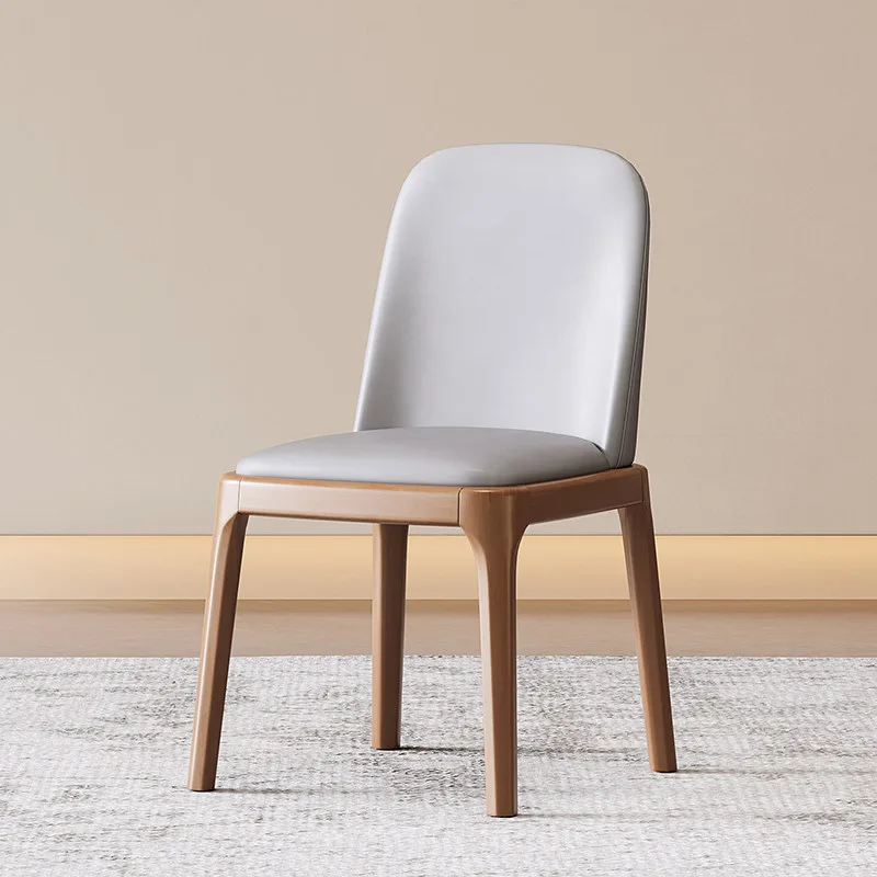 JP Nordic Solid Wood Dining Chair Home Modern photo 2