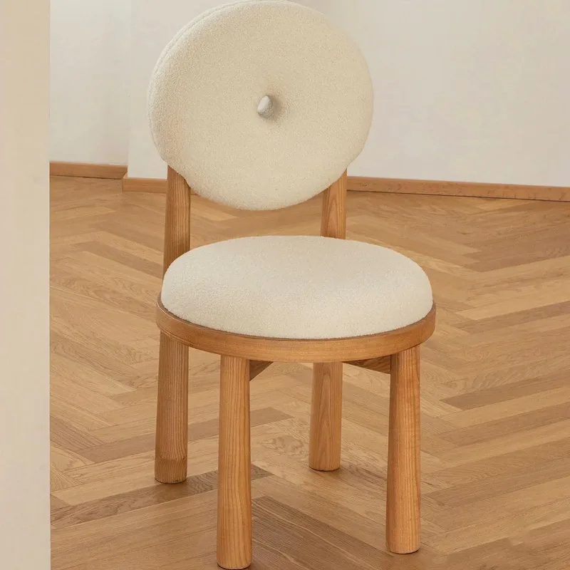 JP Natural Wood Donut Round Back Dining