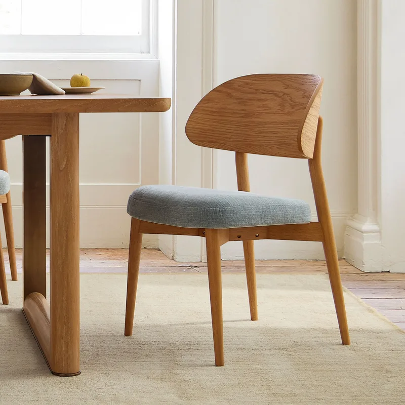 Natural White Oak Bentwood Dining Chair Light