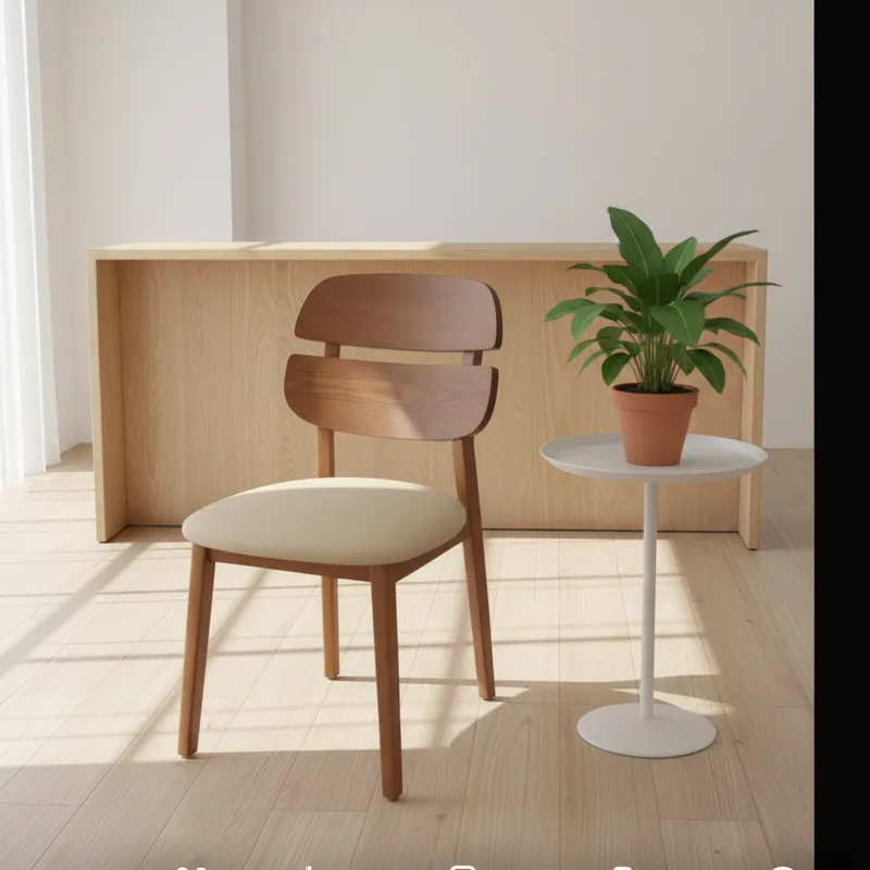 JP Factory Direct Modern Wood Dining Chair photo 3
