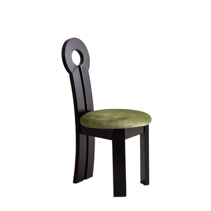 JP Designer Retro Black Dining Chair Luxurious