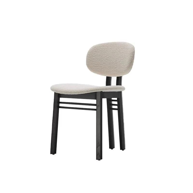 JP Modern Boucle Dining Chair Upholstered Solid
