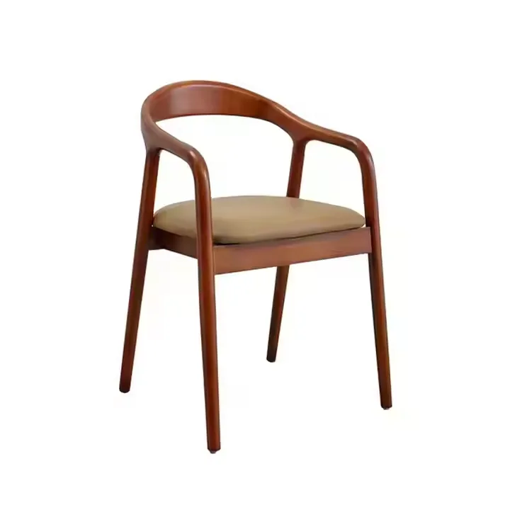 JP Wooden Coffee Chair Restaurant Dining Chair Simple Leisure