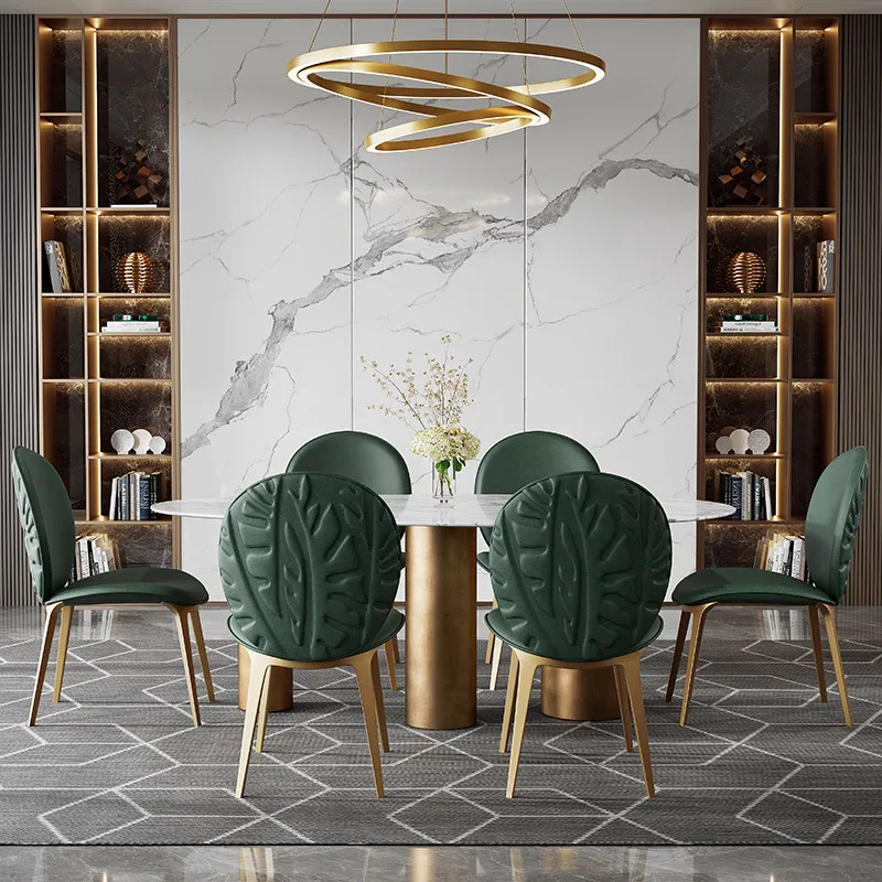 JP Custom Furniture Green Luxury Dining Room photo 2