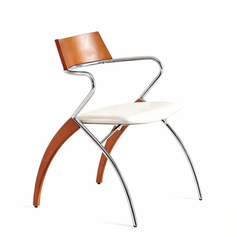 JP Nordic Modern Dining Chair Luxury Metal