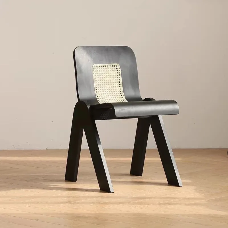 JP Dining Chair with Solid Wood Backrest photo 2