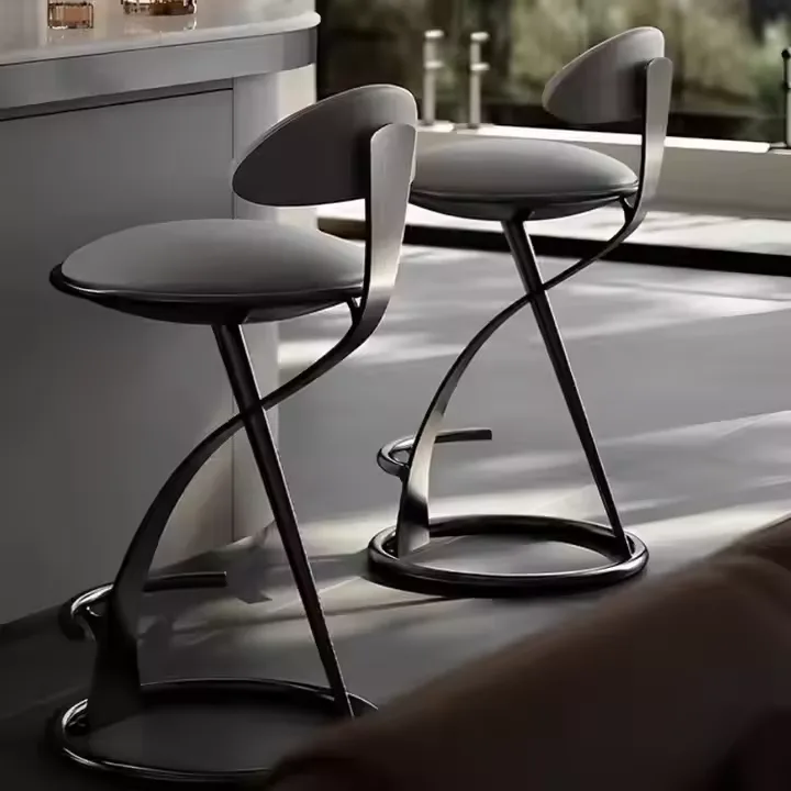 JP Italian Modern High Stool Bar Chair photo 2
