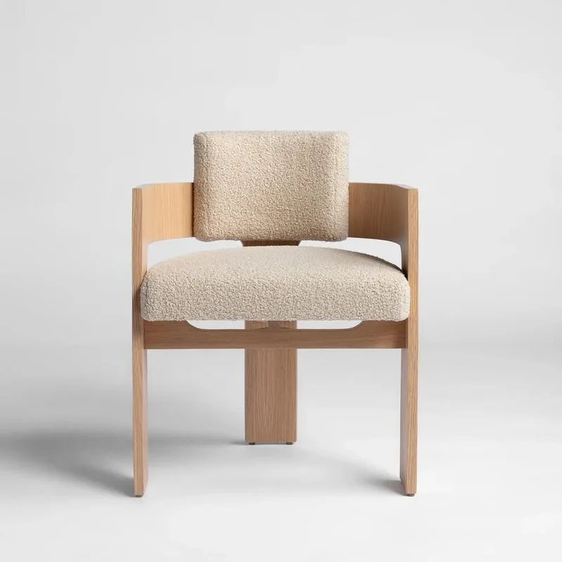 JP Mid-century Wabi-sabi Style Designer Casual Single