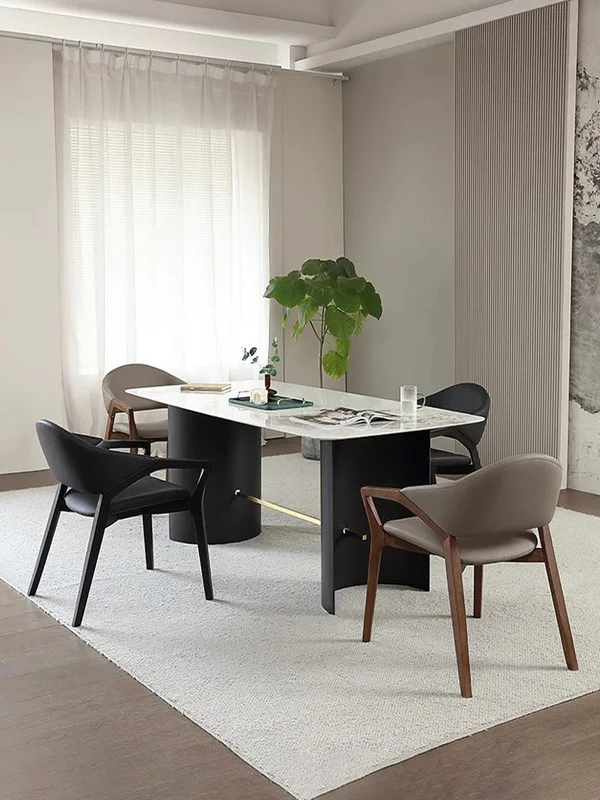 JP Comfortable Italian Luxury Leather Dining Chair photo 3