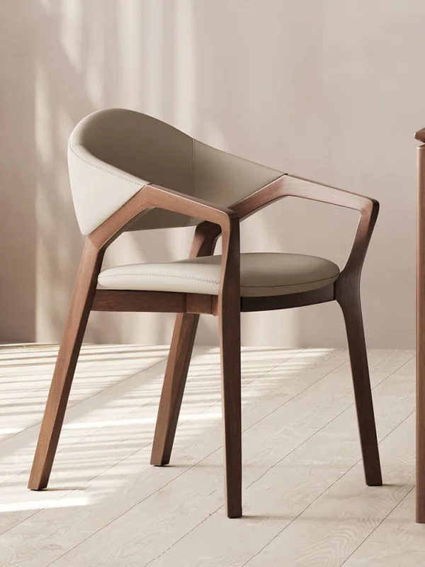 JP Comfortable Italian Luxury Leather Dining Chair
