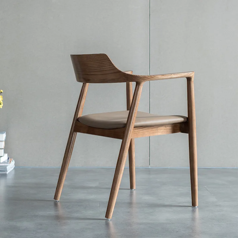 JP Nordic Solid Wood Dining Chair Leisure photo 2