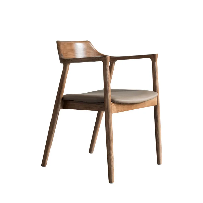 JP Nordic Solid Wood Dining Chair Leisure